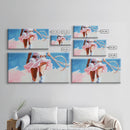 Western Cowgirl, Rodeo Aesthetic, Framed Canvas Print, Modern Country Art, Feminine Western Decor, Rustic Home Decor, Living Room Wall