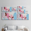 Pink Skull, Contemporary Pop Art, Bold Wall Decor, Cool Living Room Art, Unique Framed Canvas Print, Edgy Aesthetic Artwork