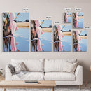 Marsh Reflection, Nature Wall Art, Serene Landscape, Boho Home Decor, Tranquil Aesthetic, Living Room Art, Canvas Print, Water Painting