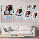 Desert Arch, Dreamy Reflection, Surreal Landscape, Boho Wall Art, Nature Inspired, Earthy Decor, Framed Canvas Print, Bedroom