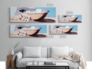 Bowl, Marshmallows, Cozy Winter Aesthetic, Canvas Print, Kitchen Wall Art, Modern Still Life, Warm Neutral Decor, Minimalist Home