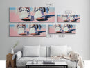 Bohemian Sandals, Chic Summer, Beach Vibes, Fashion Canvas Print, Bedroom Wall Art, Coastal Aesthetic, Trendy Boho Decor