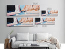 Canyon River, Desert Landscape, Nature Art, Framed Canvas Print, Earthy Tones, Nature Decor, Southwestern Wall Art, Modern Landscape Art