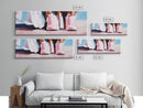 Pink Boots, Country Style, Rustic Western Art, Fashionable Cowgirl Print, Pastel Farmhouse Decor, Modern Boho Art, Bedroom Wall Print