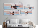 Ocean Reflection, Beach Art, Coastal Decor, Canvas Print, Minimalist Wall Art, Modern Seascape, Nautical Art, Bedroom Wall Art