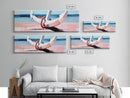 Nautical Anchor, Beach House Art, Coastal Decor, Framed Canvas Print, Ocean Wall Art, Minimalist Seascape, Sailor Aesthetic, Living Room