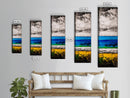 Abstract Beach, Ocean Wall Art, Modern Coastal, Seascape Painting, Minimalist Decor, Contemporary Art, Canvas Print, Living Room