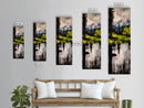 Mountain Reflection, Alpine Lake, Canvas Print, Wilderness Landscape, Cabin Wall Art, Nature Decor, Black and White Art, Living Room Art