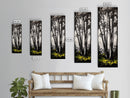 Black and White Tree Art, Forest Wall Decor, Nature Artwork, Minimalist Landscape, Rustic Home Decor, Office Art, Framed Canvas Print