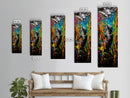 Underwater Sea Otter Art, Vibrant Ocean Life Painting, Animal Wall Decor, Unique Coastal Home Art, Beach House Decor, Canvas Print