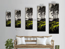 Forest Reflection, Mystical Landscape, Dark Green Art, Moody Nature, Framed Canvas Print, Living Room Wall Art, Elegant Home Aesthetic