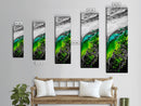 Ocean Meets Land, Abstract Seascape, Canvas Print, Coastal Wall Art, Nautical Decor, Minimalist Home, Modern Living Room Art