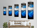 Stormy Waves, Dramatic Seascape, Moody Coastal Art, Canvas Print, Black and White Ocean Scene, Nautical Decor, Living Room Artwork