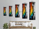 Surreal Vision, Futuristic Abstract, Black and White, Canvas Print, Contemporary Artwork, Living Room Decor, Modern Art, Mystical Vibes
