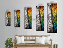 Deep Reflection, Abstract Depth, Textured Artwork, Canvas Print, Modern Living Room Decor, Moody Home Accent, Statement Piece