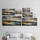 Sailboat, Coastal Sunset, Dramatic Sky, Framed Canvas Print, Nautical Wall Art, Beach House Decor, Ocean Lover Gift, Living Room Art