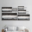 Monochrome Landscape, Mountain Art, Canvas Print, Black And White Landscape, Nature Painting, Living Room Wall Decor, Rustic Wall Art