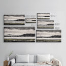 Misty Mountains, Black and White Art, Foggy Landscape, Canvas Print, Nature Wall Art, Minimalist Artwork, Bedroom Wall Decor