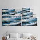 Stormy Waves, Dramatic Seascape, Canvas Print, Coastal Wall Art, Beach House Decor, Nautical Art, Moody Ocean Scene, Living Room Wall Art