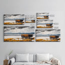 Rustic Wagon, Western Decor, Autumn Wall Art, Landscape Canvas Print, Farmhouse Living Room Art, Country Style, Nature Wall Decor