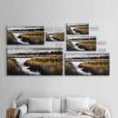 Mountain Marsh, Rustic Landscape, Fall Nature Art, Canvas Print, Cabin Wall Art, Country Home Decor, Living Room Artwork