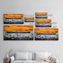 Metal Latch, Rustic, Bold, Abstract, Framed Canvas Print, Industrial Wall Art, Farmhouse Decor, Textured Painting, Unique Wall Accent