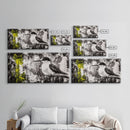 Black and White Bird, Modern Abstract, Minimalist Art, Canvas Print, Nature Wall Art, Office Wall Art, Boho Aesthetic Decor
