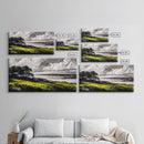 Coastal Landscape, Ocean View, Sunset Wall Art, Seaside Decor, Modern Seascape, Framed Canvas Print, Living Room Wall Art, Beach Painting