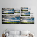 Deep Blue Ocean, Crashing Waves, Coastal Beauty, Canvas Print, Modern Beach Art, Nautical Home Decor, Living Room Wall Art, Bold Colors