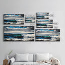 Ocean Wave, Blue Water, Seascape Painting, Canvas Print, Surf Wall Art, Beach House Decor, Coastal Living, Nautical Art, Large Wall Decor