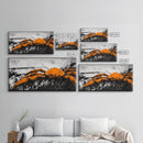 Giant Crab, Bold Coastal Art, Ocean Life, Canvas Print, Seafood Restaurant Wall Decor, Rustic Nautical Theme, Unique Living Room Artwork