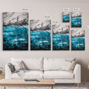 Mountain Lake, Nature Wall Art, Wilderness Art, Outdoor Landscape, Cabin Decor, Black and White Art, Scenic Wall Art, Canvas Print