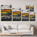 Desert, Canyon Landscape, Western Wall Art, Canvas Print, Rustic Home, Earthy Tones, Living Room Decor, Southwest Aesthetic