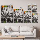 Sunflower, Black White Floral Art, Rustic Boho Decor, Farmhouse Wall Art, Nature Botanical Print, Framed Canvas Print