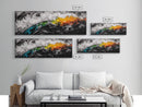 Abstract Earth, Bold Color Wall Art, Framed Canvas Print, Modern Home Decor, Living Room Wall Art, Unique Abstract Painting, Statement Art