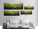 Seaweed Motion, Ocean Canvas Print, Coastal Wall Art, Minimalist Abstract, Green Sea Art, Nature Inspired, Modern Decor, Living Room Art