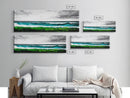 Ocean Waves, Seascape Art, Coastal Decor, Beach House, Framed Canvas Print, Large Wall Art, Modern Nautical, Living Room Art