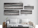 Ocean Bench, Beach Serenity, Black and White Seascape, Minimalist Art, Framed Canvas Print, Calm Coastal, Meditation Space