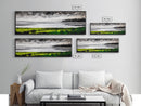 Stormy Beach, Monochrome Art, Framed Canvas Print, Coastal Wall Art, Modern Home Decor, Minimalist Landscape, Office Art, Large Wall Art