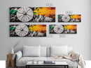 Sea Urchin, Ocean Abstract, Canvas Print, Nautical Wall Art, Coastal Home Decor, Modern Seaside Artwork, Beach House Painting, Black and White