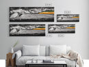 Dramatic, Ocean Wave, Black and White, Canvas Print, Coastal Wall Art, Modern Home Decor, Large Wall Art, Minimalist Art, Bedroom Wall Art