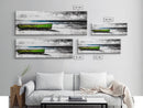 Seaside Boat, Coastal Art, Minimalist Nautical, Framed Canvas Print, Black and White Beach Art, Ocean Scene, Modern Seascape, Contemporary Decor