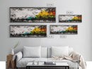 Moody Landscape Painting, Minimalist Nature Art, Rustic Home Decor, Dramatic Wall Art, Modern Abstract Print, Framed Canvas Print