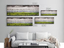 Barbed Wire Art, Rural Landscape Print, Farmhouse Wall Decor, Countryside Canvas Print, Rustic Living Room Art, Framed Canvas Print
