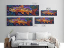 Golden Trout, Colorful Fish, Underwater Scene, Cabin Accent, Canvas Print, Fishing Lodge Decor, Rustic Nature Wall Art