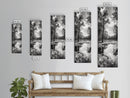 Reflective Forest, Nature Calm, Monochrome Trees, Peaceful Swamp, Framed Canvas Print, Rustic Cabin Decor, Moody Wall Art, Entryway Print