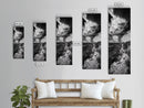 Storm Power, Canyon Rain, Desert Clouds, Monsoon Drama, Framed Canvas Print, Southwestern Wall Art, Moody Living Room Decor