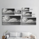 Pampas Grass Coast, Minimalist Beach Art, Boho Coastal Scene, Neutral Tones, Canvas Print, Living Room Wall Art, Fall Decor, Hallway Wall Art