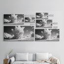 Ocean Wave Explosion, Tropical Beach Scene, Dramatic Nature Photography, Framed Canvas Print, Modern Coastal Wall Art, Bold Statement Decor