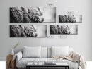 Tree Fungus, Natural Texture, Close-Up Growth, Wood Grain, Framed Canvas Print, Nature Wall Art, Boho Bedroom Decor, Botanical Print